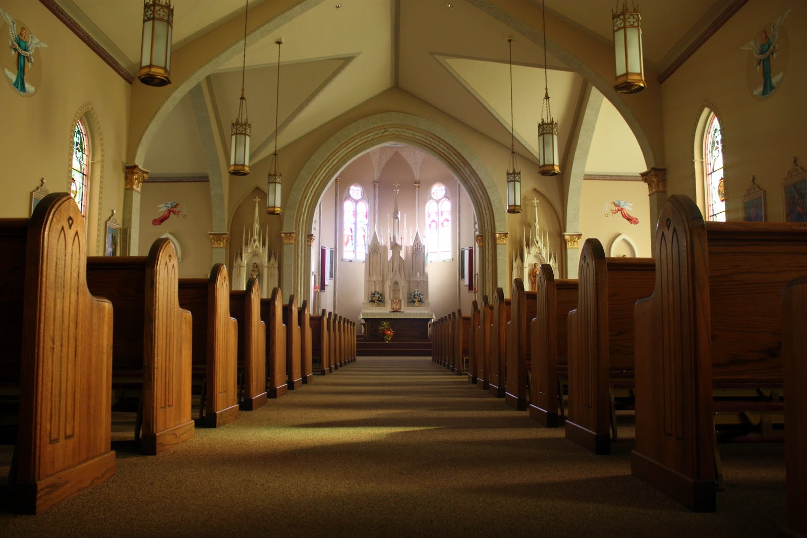 St. John's Catholic Church in Martin County, Indiana, Loogootee.