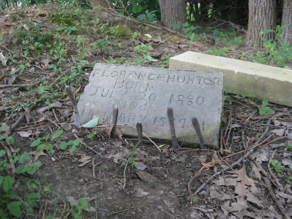 Florence Hunter headstone